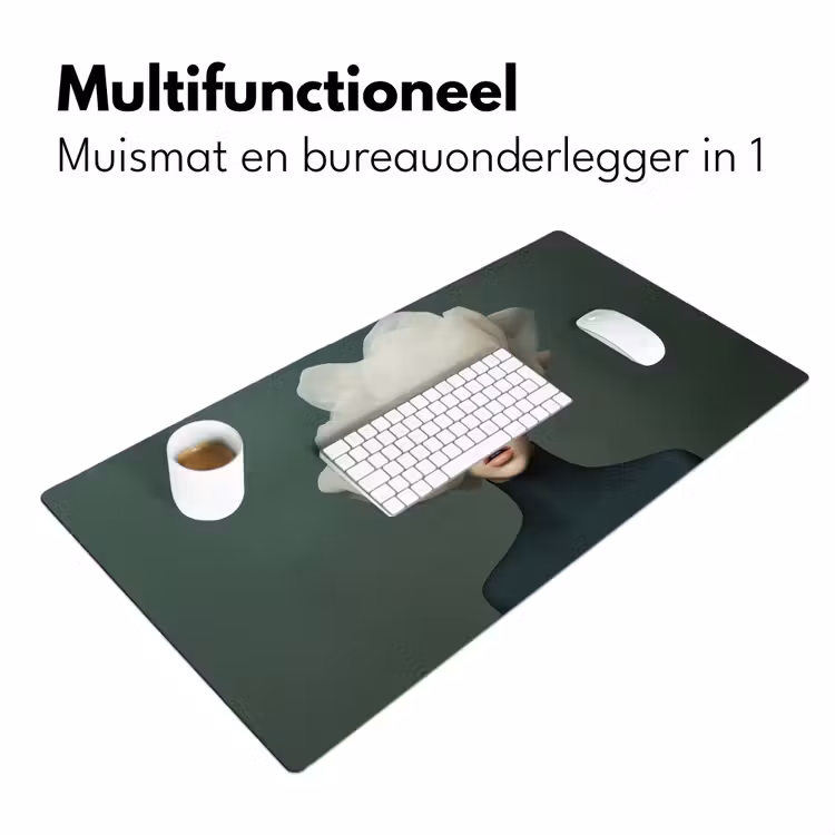 Hoed - Vrouw - Beige Muismat XXL klein -sfeer4
