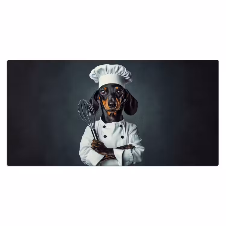 Hond - Garde - Kok Muismat XXL klein -3d_leeg