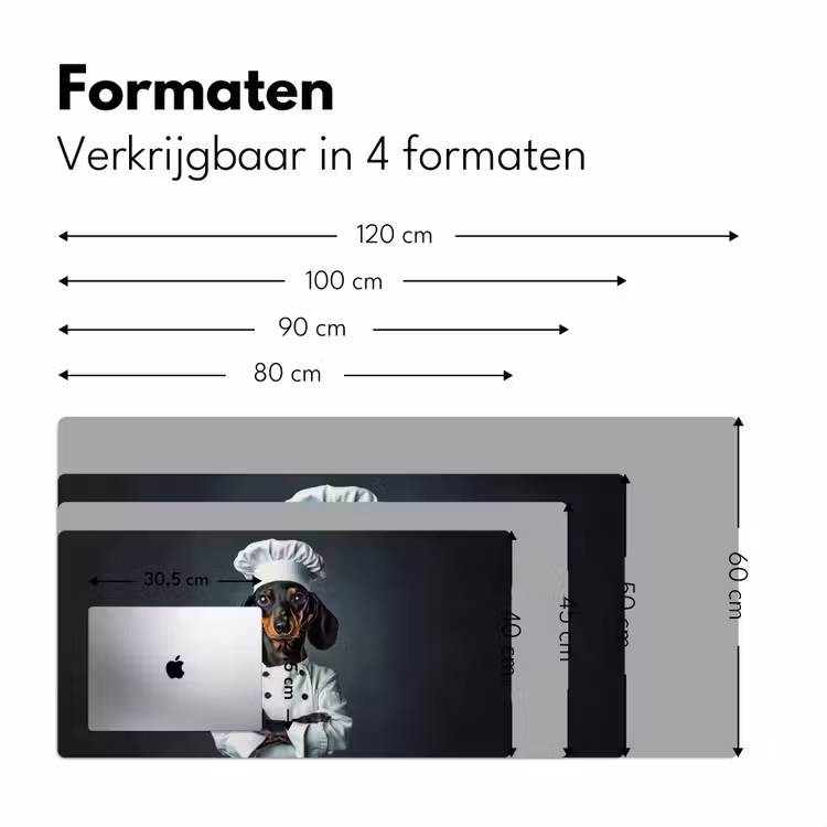 Hond - Garde - Kok Muismat XXL klein -sfeer5