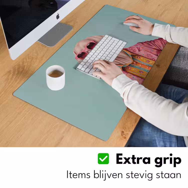 Hond - Overhemd - Bloemen - Bril Muismat XXL klein -sfeer3