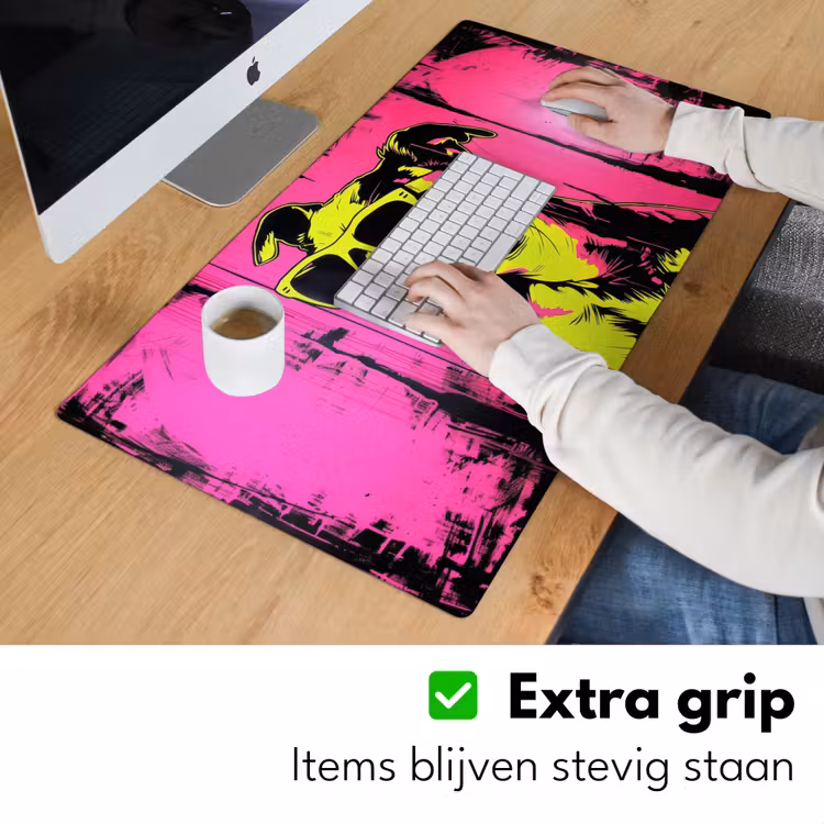 Hond - Zonnebril - Roze - Art Muismat XXL klein -sfeer3