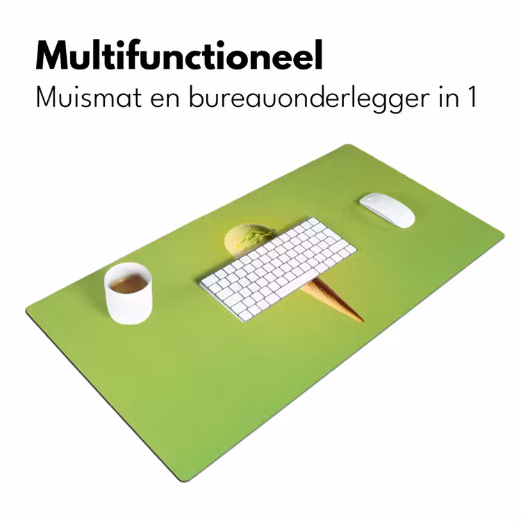 Hoorntje - Schepijs - Groen Muismat XXL klein -sfeer4