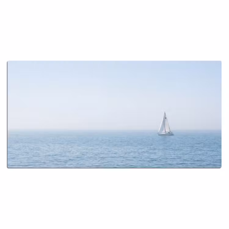 Horizon - Zeilboot - Zee Muismat XXL klein -3d_leeg