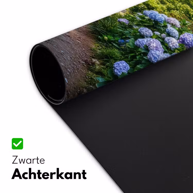 Hortsensia - Pad - Bloemen Muismat XXL klein -sfeer2