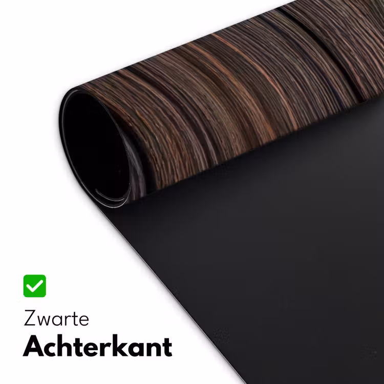 Hout - Grillige nerven Muismat XXL klein -sfeer2