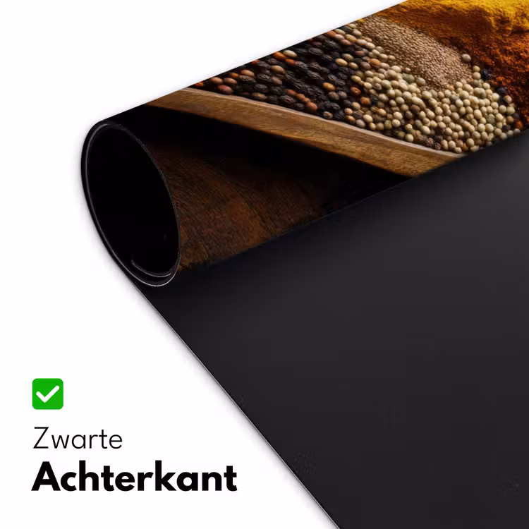 Houten - Hart - Kleurrijke - Specerijen Muismat XXL klein -sfeer2