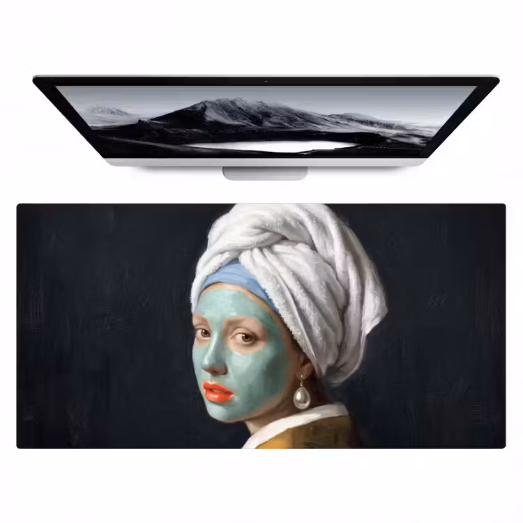 Iconisch - Modern - Kleurrijk Muismat XXL klein -zzz3d