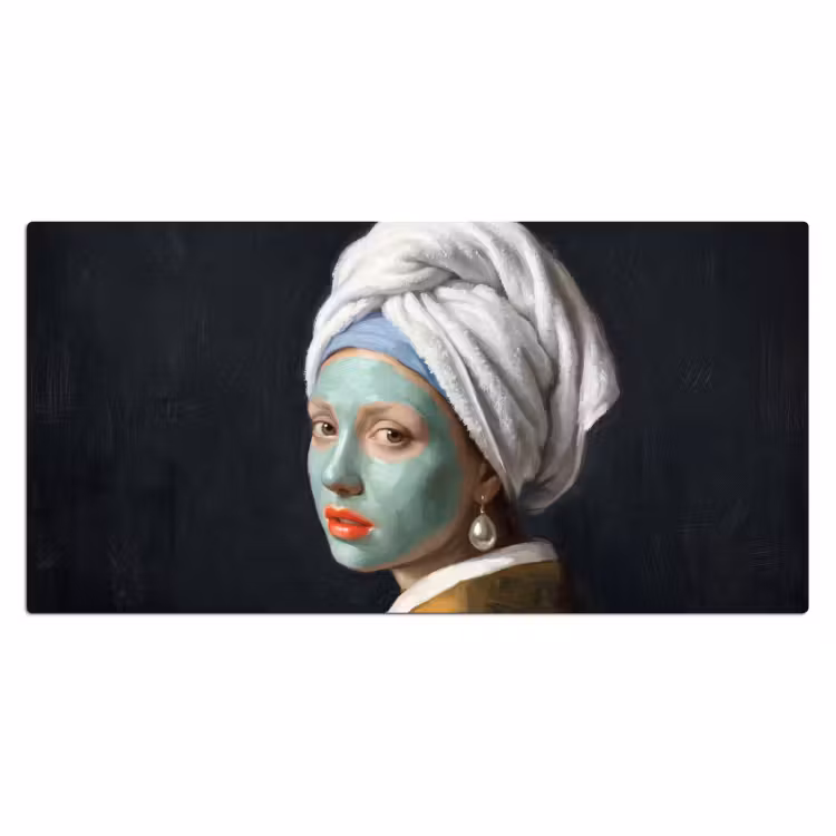 Iconisch - Modern - Kleurrijk Muismat XXL klein -3d_leeg