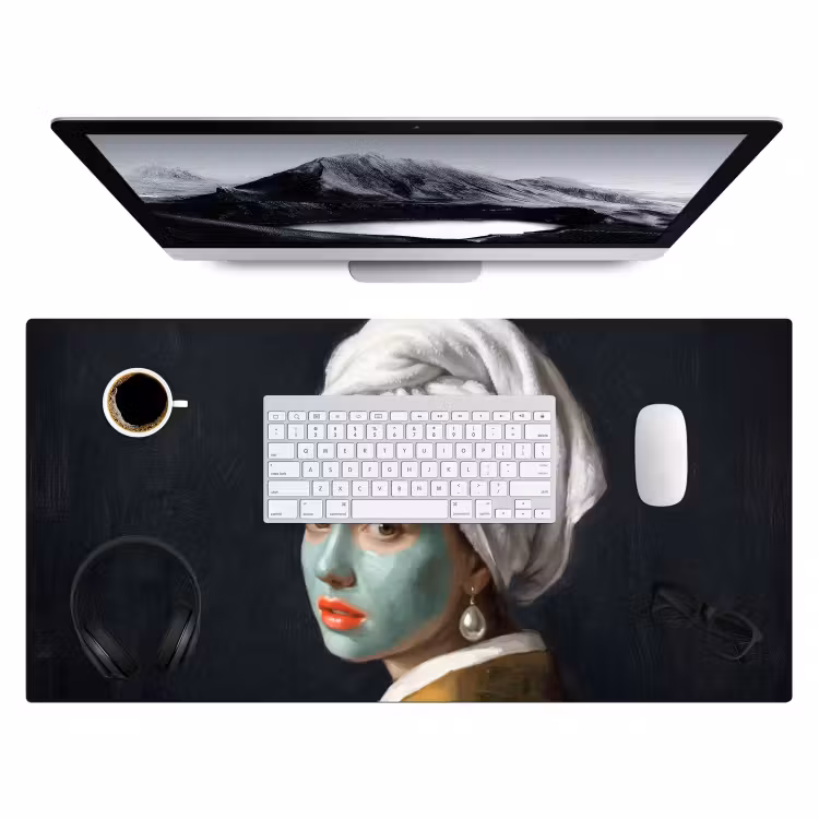 Iconisch - Modern - Kleurrijk Muismat XXL klein -3d