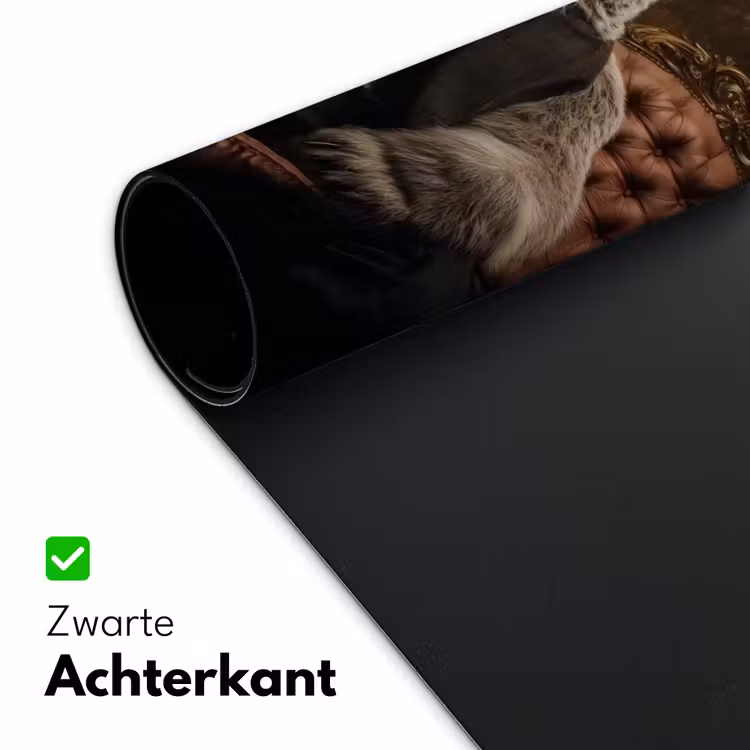 Ijsbeer - Hoed - Bril - Stoel Muismat XXL klein -sfeer2