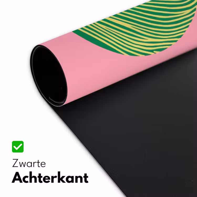 Illustratie - Blad - Minimalistisch - Groen Muismat XXL klein -sfeer2