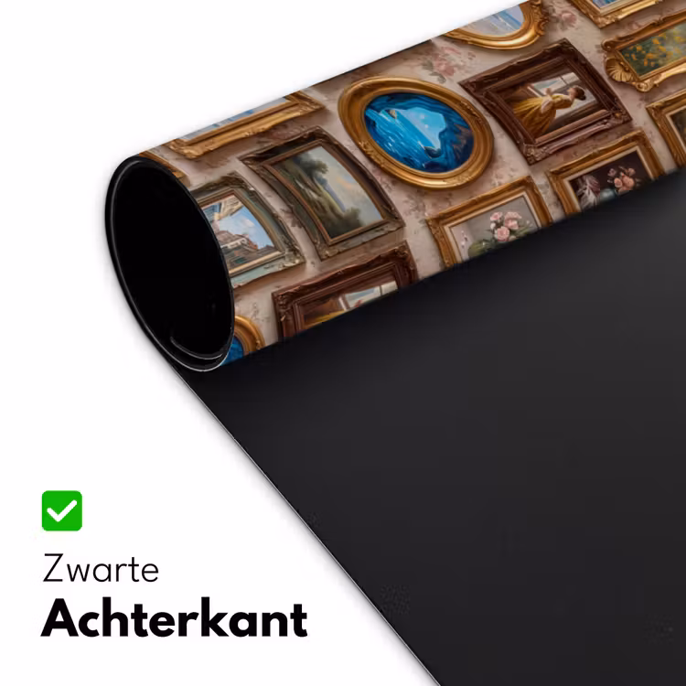 Interieur - Kunst - Collectie - Klassiek - Goud Muismat XXL klein -sfeer2