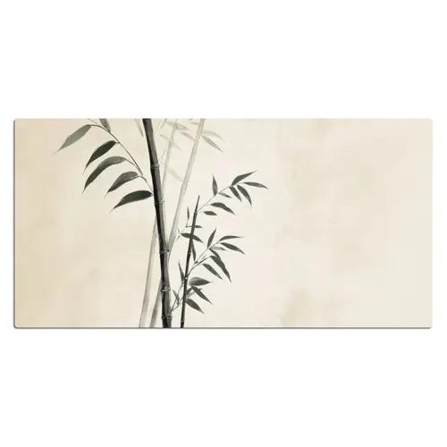 Japandi - Bamboe - Beige Muismat XXL klein -3d_leeg