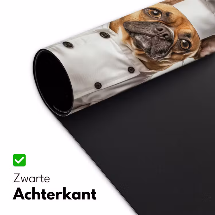 Kat - Hond - Kokskleding Muismat XXL klein -sfeer2