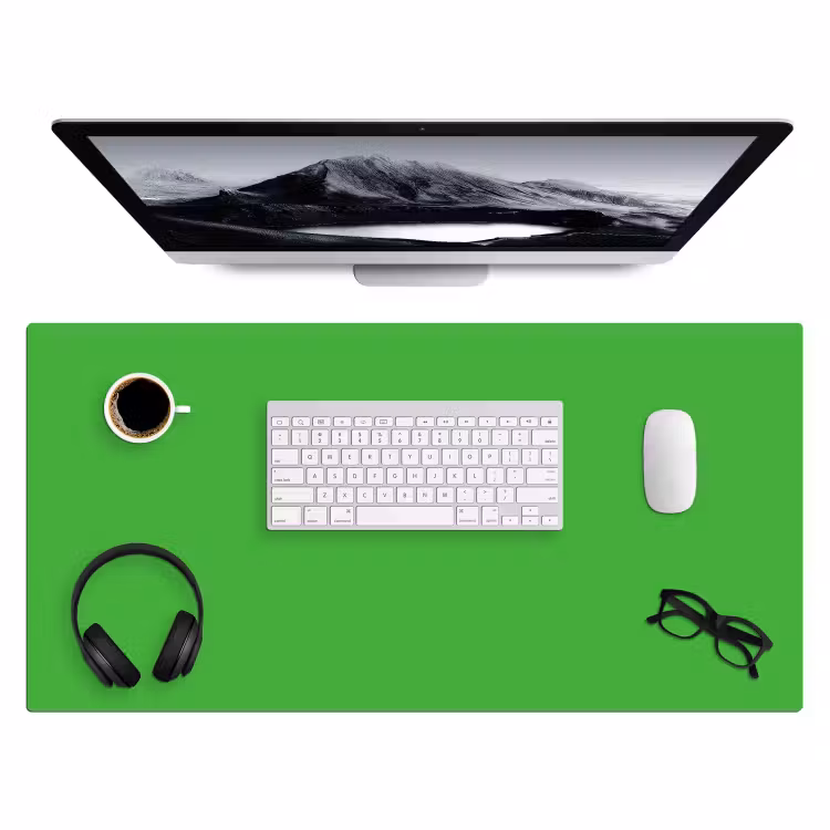 Kelly - Green - Groen Muismat XXL klein 681 -3d