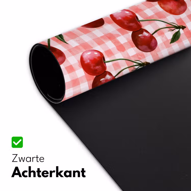 Kersen - Blokken - Rood Muismat XXL klein 681 -sfeer2