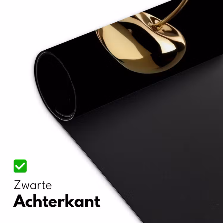 Kersen - Zwart - Goud - Chrome Muismat XXL klein -sfeer2