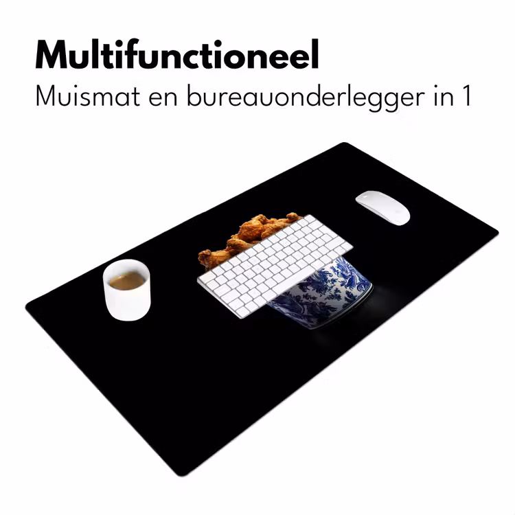Kip - Bucket - Delfts blauw - Lekker Muismat XXL klein -sfeer4