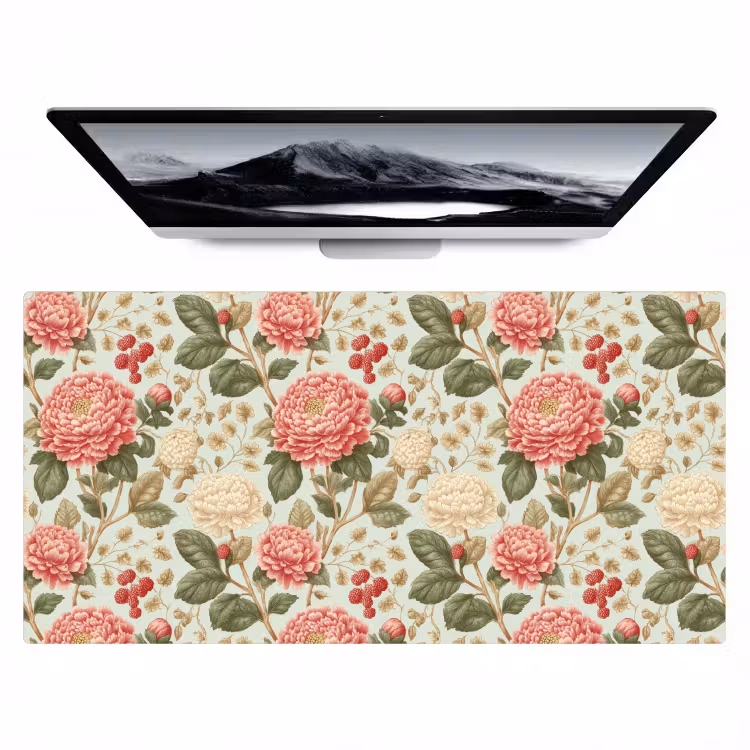 Klassiek - Botanisch - Veelkleurig Muismat XXL klein 681 -zzz3d