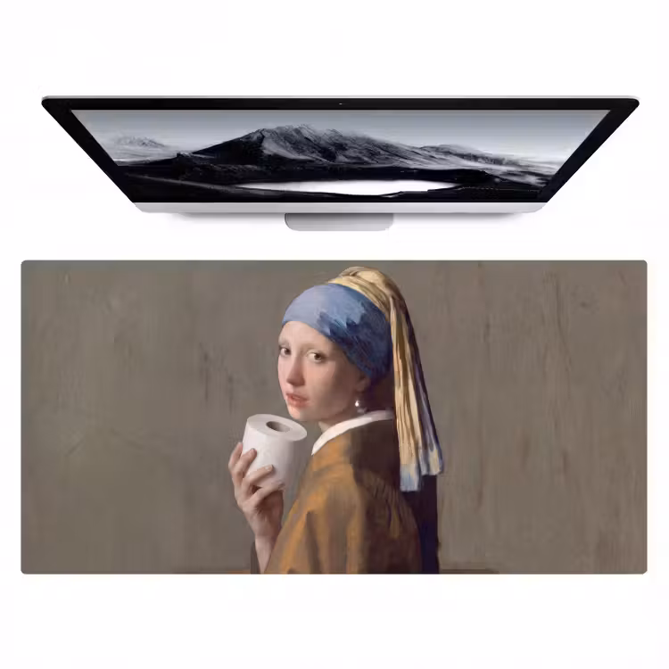 Klassiek - Humor - Kleurrijk Muismat XXL klein -zzz3d