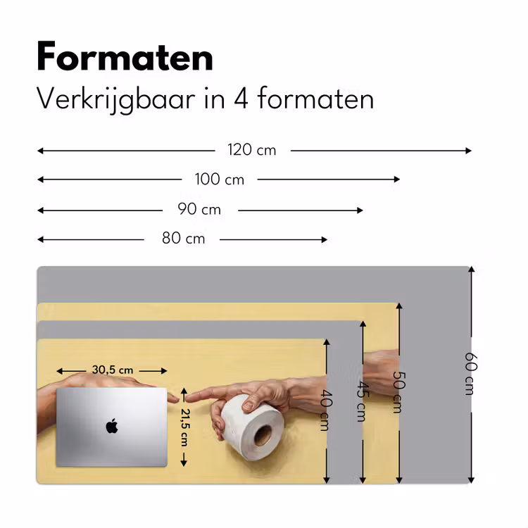 Klassiek - Kunst - Humor Muismat XXL klein -sfeer5