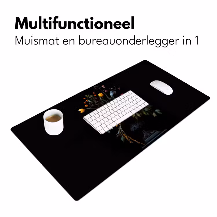 Klassiek - Vaas - Boeket - Bloemen Muismat XXL klein -sfeer4