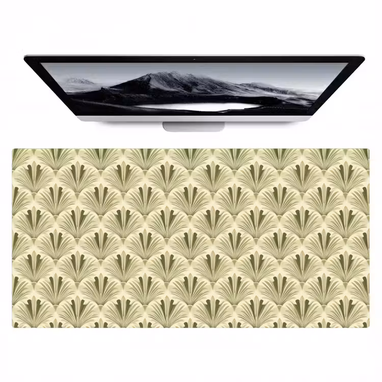 Klassiek - Waaier - Groen Muismat XXL klein 681 -zzz3d