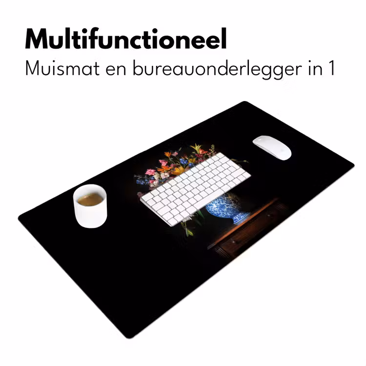 Kleur - Vaas - Bloemen - Boeket Muismat XXL klein -sfeer4