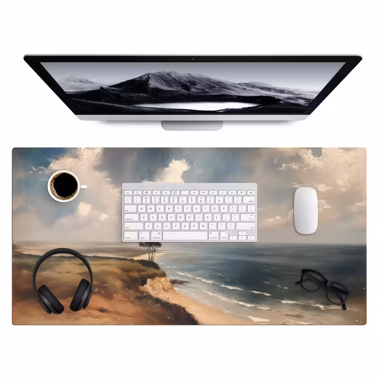 Klif - Zee - Boom Muismat XXL klein -3d