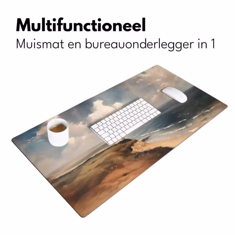 Klif - Zee - Boom Muismat XXL klein -sfeer4