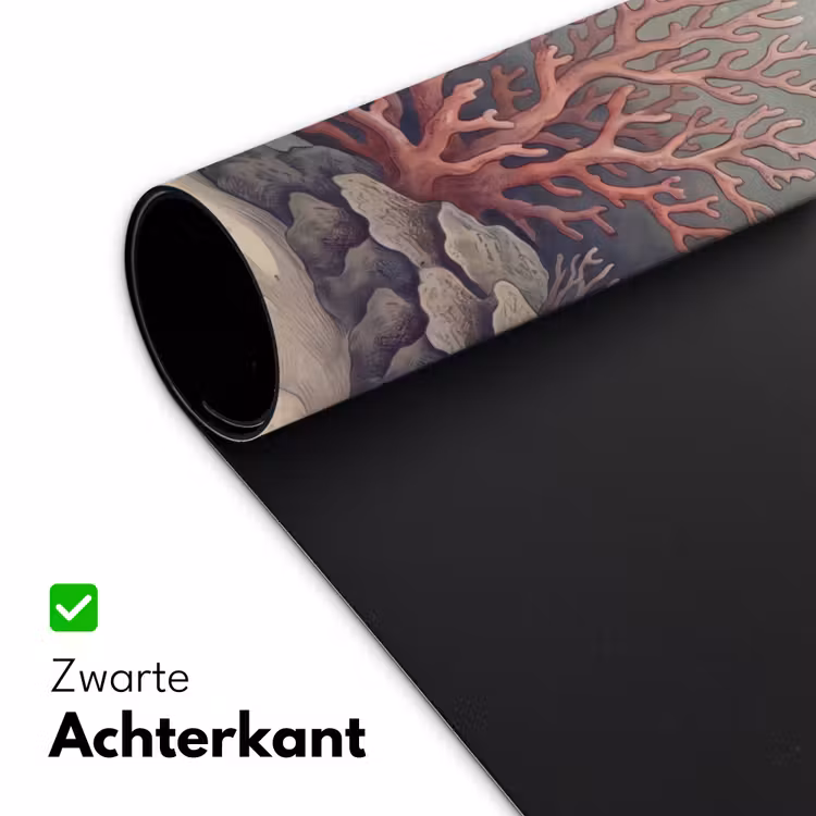 Koraal - Onderwater - Natuur - Roze Muismat XXL klein -sfeer2