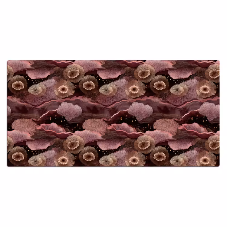 Koraal - Organisch - Roze Muismat XXL klein 681 -3d_leeg