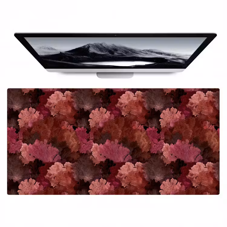 Koraal - Textuur - Kleurrijk Muismat XXL klein 681 -zzz3d