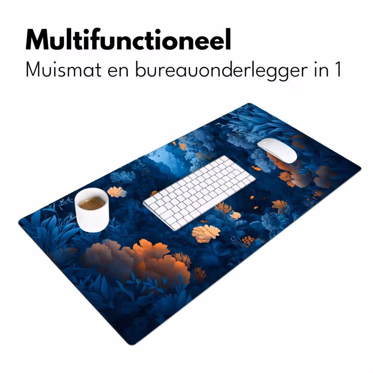 Koraalrif - Vissen - Oceaan - Blauw Muismat XXL klein -sfeer4
