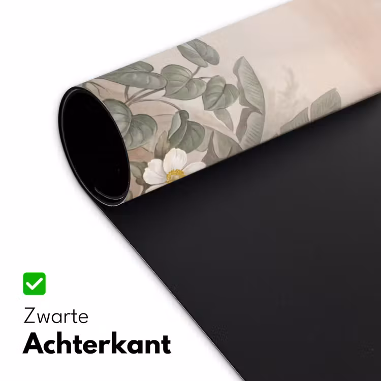 Kraanvogels - Natuur - Roze Muismat XXL klein -sfeer2