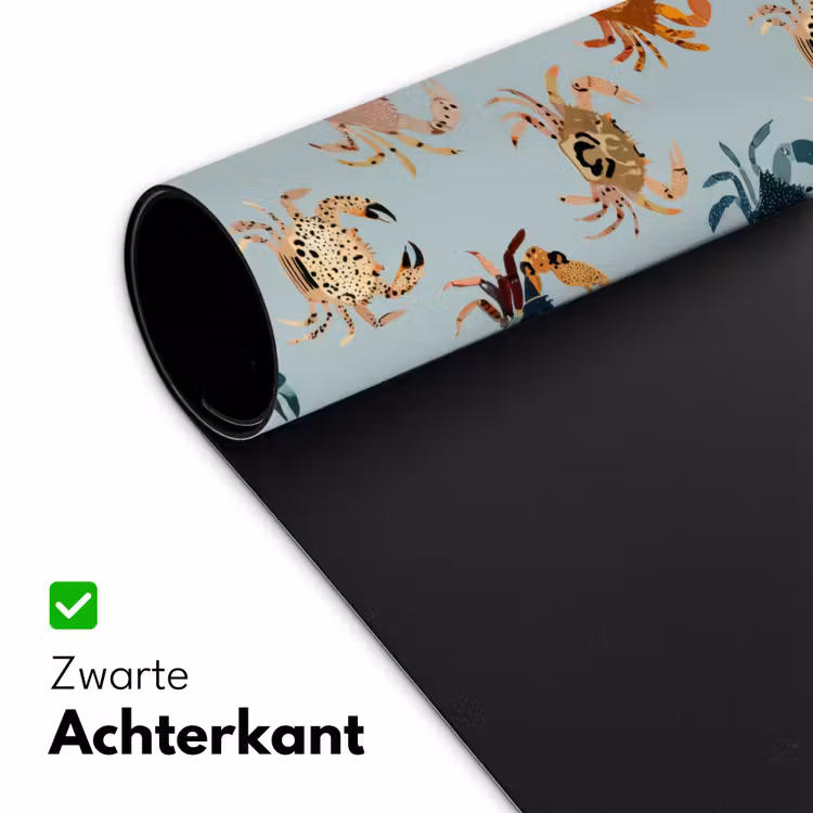 Krabben - Speels - Kleurrijk Muismat XXL klein 681 -sfeer2