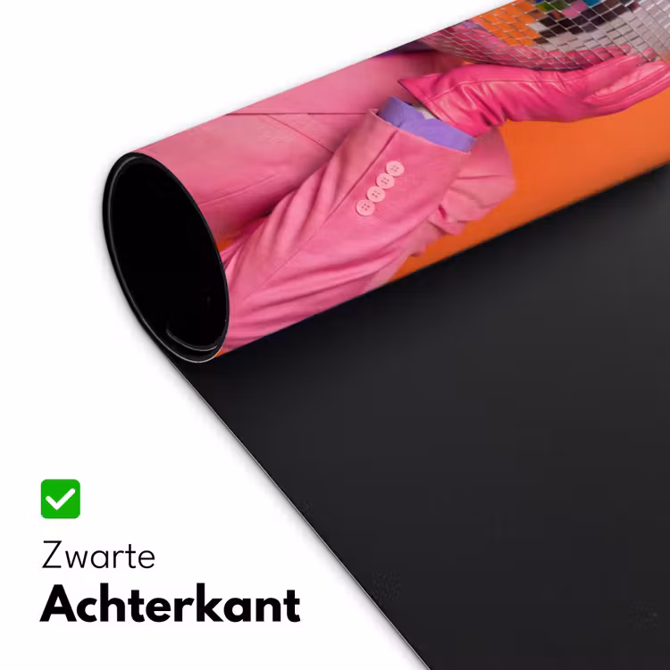 Kunst - Disco bal - Kleurrijk - Modern - Studio Muismat XXL klein -sfeer2
