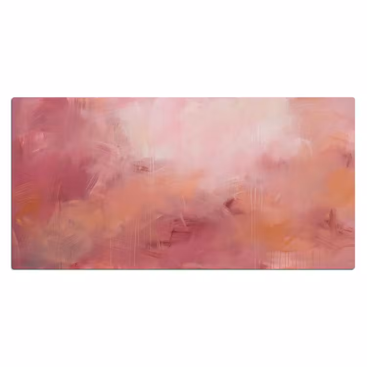 Kunst - Vloeiend - Pastel - Abstract Muismat XXL klein -3d_leeg