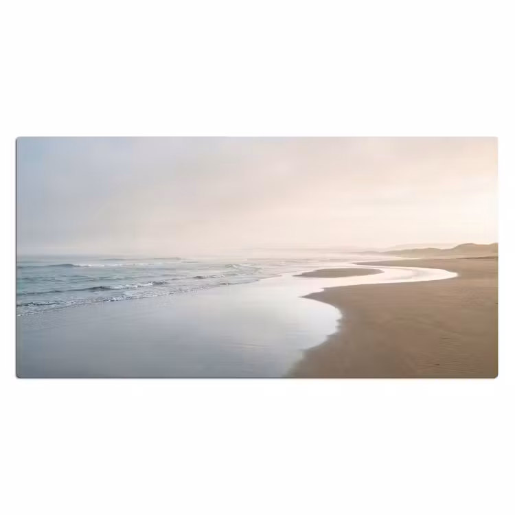 Kustlijn - Strand - Oceaan Muismat XXL klein -3d_leeg