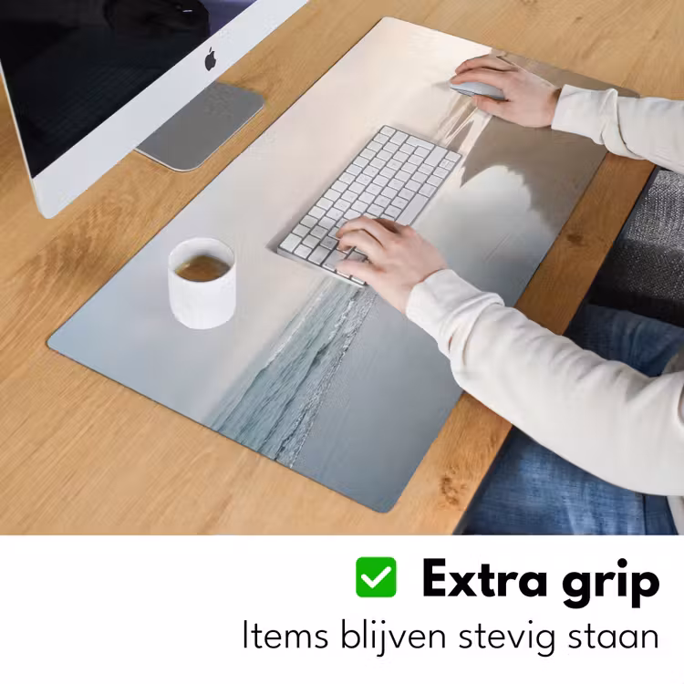 Kustlijn - Strand - Oceaan Muismat XXL klein -sfeer3