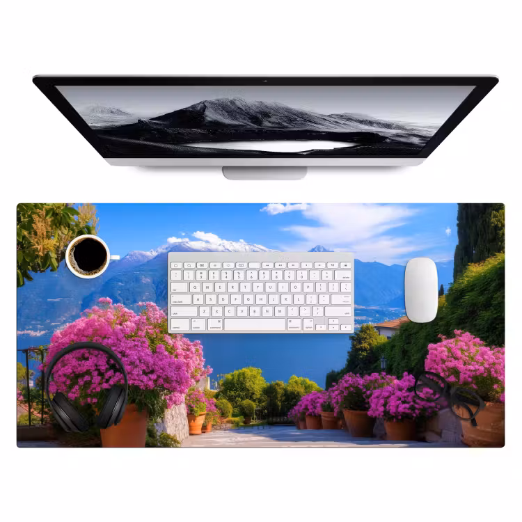 Lake Como - Italië - Landschap Muismat XXL klein -3d