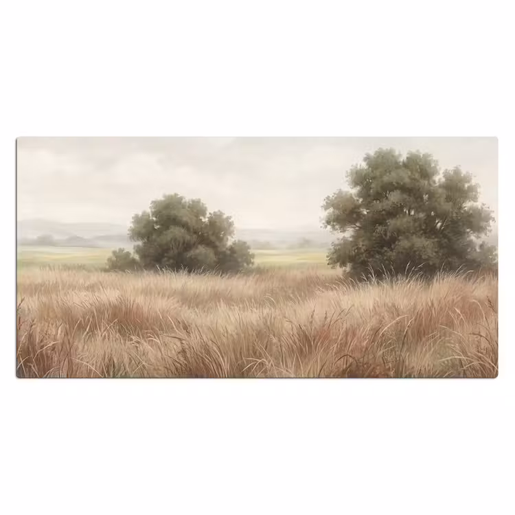 Landschap - Minimalistisch - Beige Muismat XXL klein -3d_leeg