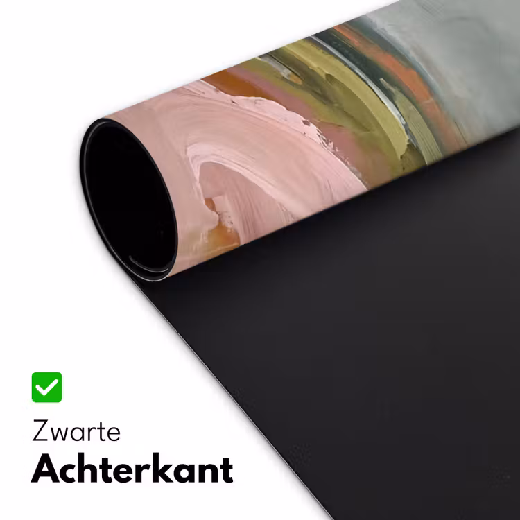 Landschap - Rivier - Abstract - Roze - Groen Muismat XXL klein -sfeer2