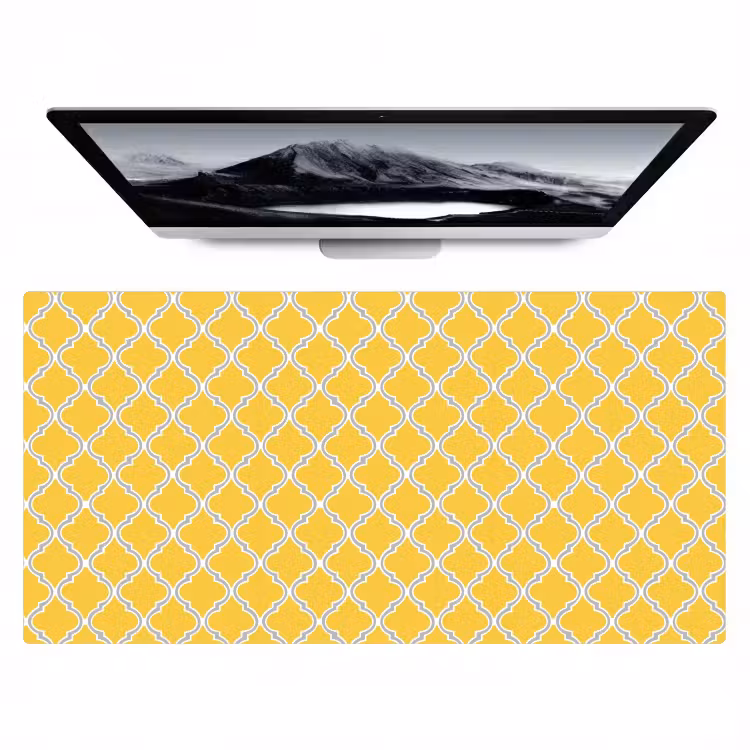 Lantaarn - Arabesk - Elegant - Geel Muismat XXL klein 681 -zzz3d