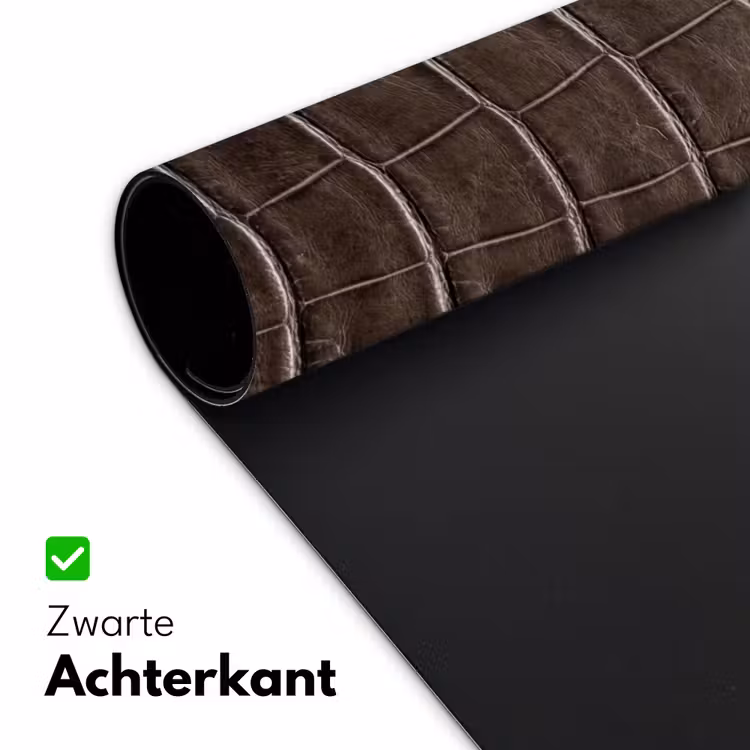 Leer - Krokodil - Mat Muismat XXL klein -sfeer2