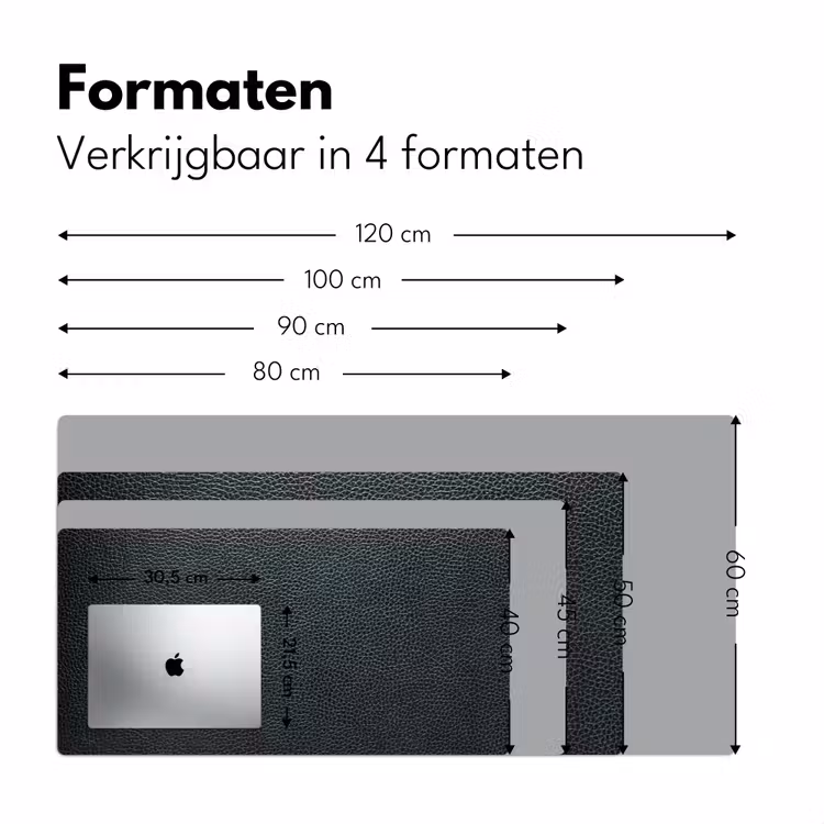 leer-structuur-zwart-groen-licht Muismat XXL klein -sfeer5
