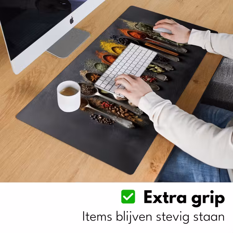 Lepels - Specerijen - Kaneel - Chili Muismat XXL klein -sfeer3