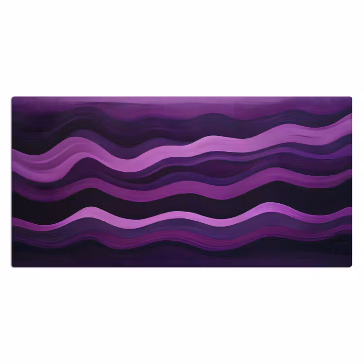 Lijnen - Golven - Paars - Abstract Muismat XXL klein -3d_leeg