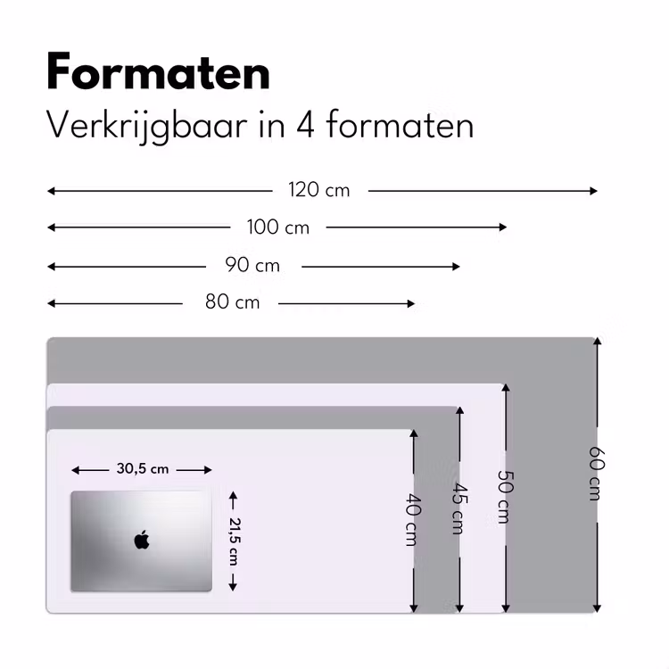Lilac - Luxe - Paars Muismat XXL klein 681 -sfeer5