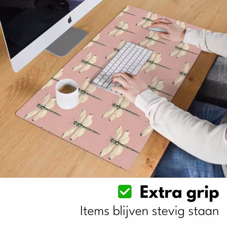 Lillibellen - Patroon - Roze Muismat XXL klein 681 -sfeer3